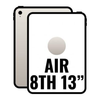 Apple iPad Air 13′ 8th Wi-Fi Cell/ 5G/ M4/ 128GB/ Blanco Estrella