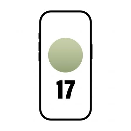 Smartphone Apple iPhone 17 256GB/ 6.3'/ 5G/ Verde salvia