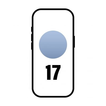 Smartphone Apple iPhone 17 512GB/ 6.3'/ 5G/ Azul Neblina