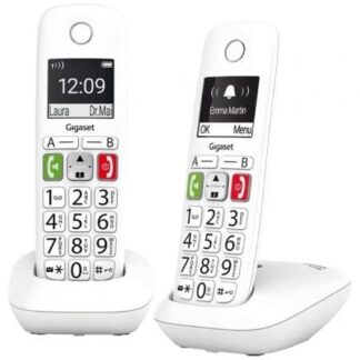 Teléfono Inalámbrico Gigaset E290/ Pack DUO/ Blanco